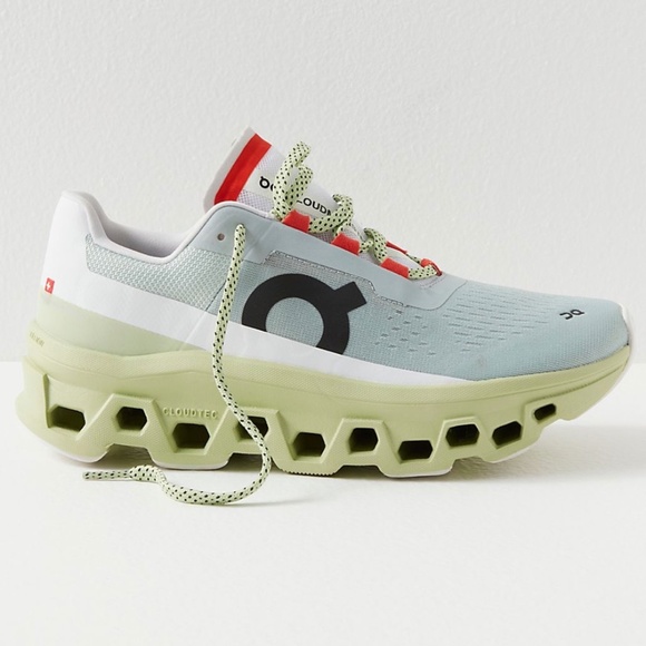 On Running Shoes - NEW 10 On Cloud Cloudmonster Glacier Meadow Lace Up Sneaker Shoe